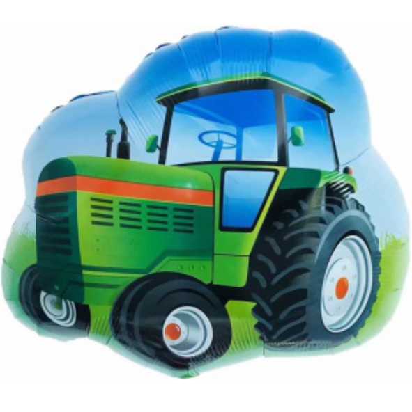 Шар (26''/66 см) Фигура, Трактор, Зеленый