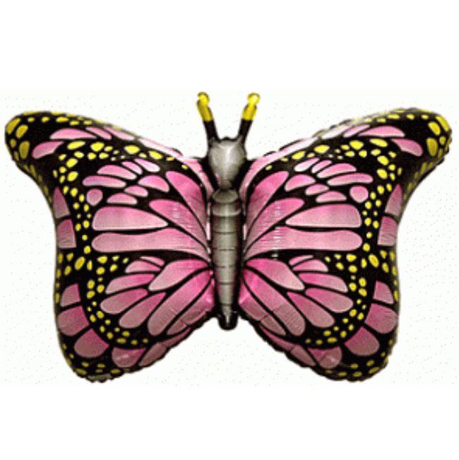 Шар (38''/97 см) Фигура, Бабочка-монарх, Фуше